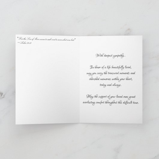 "Elks Rest" condoleancekaart Kaart (Binnen)