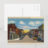 Elkton Maryland, Main Street Vintage Briefkaart (Voorkant / Achterkant)