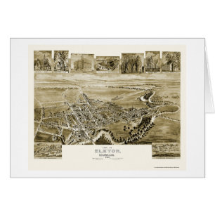 Elkton, MD Panoramic Map - 1907