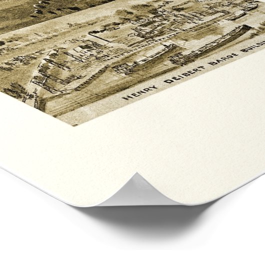 Elkton, MD Panoramic Map - 1907 Poster (Hoek)