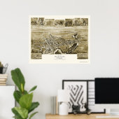 Elkton, MD Panoramic Map - 1907 Poster (Thuiskantoor)