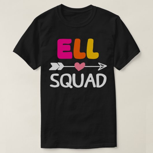 Ell squad 1 t-shirt (Design voorkant)