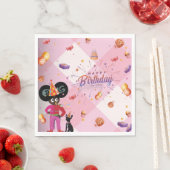 Ella B. Jenkins Roze feestservetten Servet (Insitu)