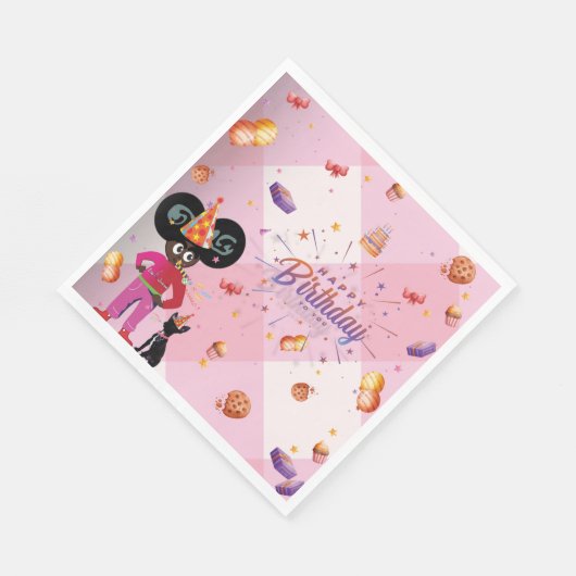 Ella B. Jenkins Roze feestservetten Servet (Hoek)