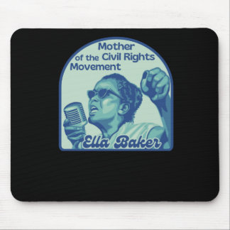 Ella Baker Portret - Moeder van de Burgerrechten M Muismat
