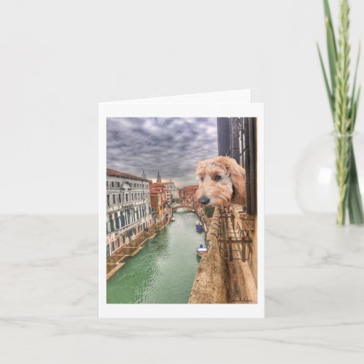 Ella Bella Banana controleert het uitzicht van het Bedankkaart (Voorkant)