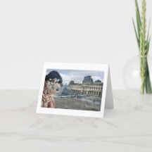 Ella Bella Banana, het Louvre, Parijs, Frankrijk