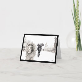 Ella Bella Banana op de Charles Bridge, Praag Bedankkaart