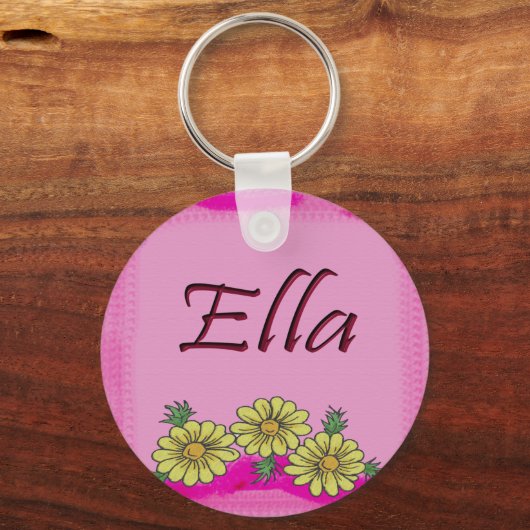 Ella Daisy Sleutelhanger (Voorkant)
