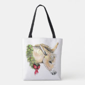 Ella de Kerst-ezel Tote Bag (Achterkant)