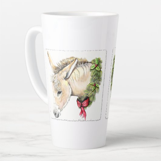 Ella de kerstsleutel latte mok (Linkerhoek)