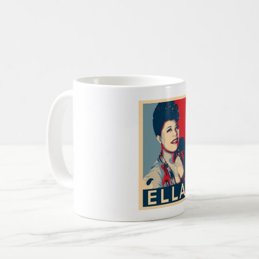 Ella Fitzgerald Koffiemok (Voorkant links)