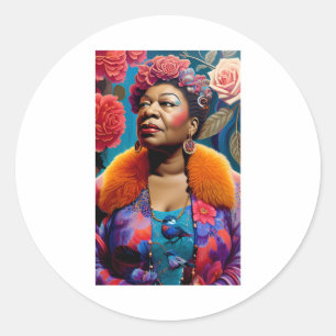 Ella Fitzgerald Ronde Sticker