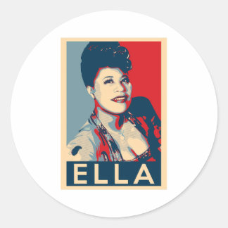 Ella Fitzgerald Ronde Sticker