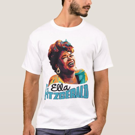 Ella Fitzgerald T-shirt (Voorkant)