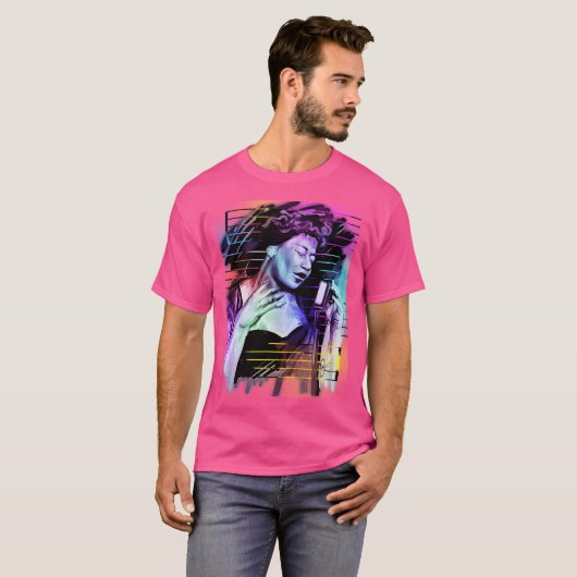 Ella Fitzgerald T-shirt (Voorkant volledig)