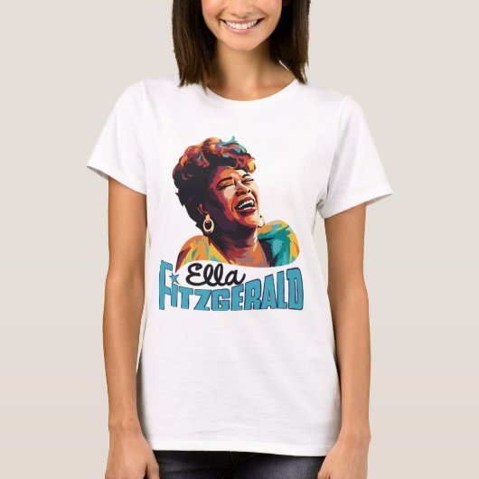 Ella Fitzgerald T-shirt (Voorkant)