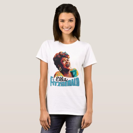 Ella Fitzgerald T-shirt (Voorkant volledig)