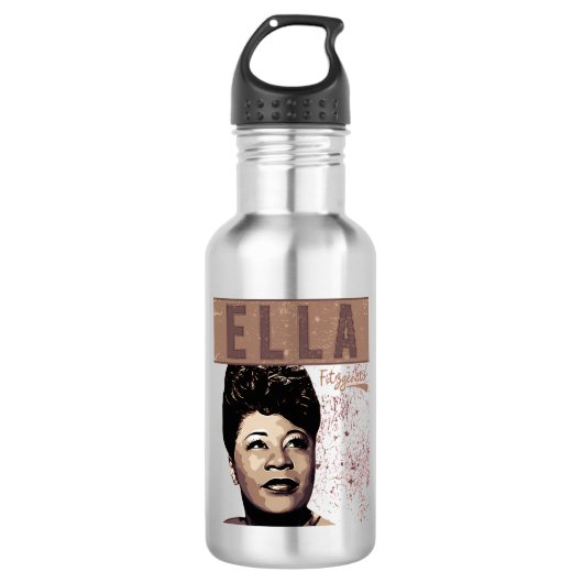 Ella Fitzgerald Waterfles (Voorkant)