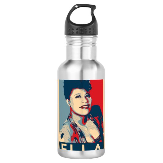 Ella Fitzgerald Waterfles (Voorkant)