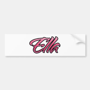 Ella fred roze Aufkleber Sticker