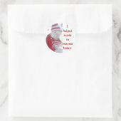 Ella I hielp vogels bij reddingen vandaag Ronde Sticker (Tas)