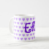 Ella in het Paars Koffiemok (Voorkant links)