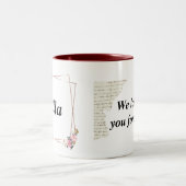 Ella name Mug – Custom Coffee Cup with An Tweekleurige Koffiemok (Center)