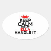 ELLA OVALE STICKER (Voorkant)