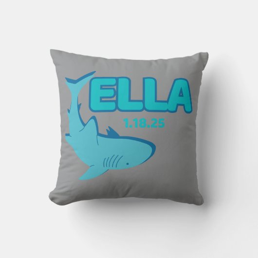 Ella Shark Pillow Kussen (Voorkant)