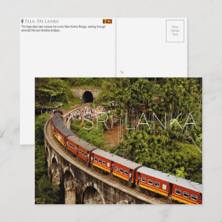 Ella, Sri Lanka Reisansichtkaart Briefkaart