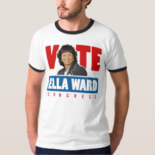 Ella Ward voor Victory Ringer Congres T-shirt