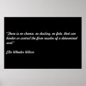 Ella Wheeler Wilcox Poster (Voorkant)