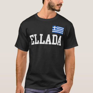 Ellada Griekenland Vlag Griekse familie T-shirt