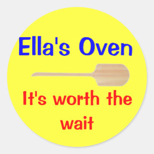 Ella's Oven, Ronde Sticker