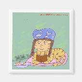 EllaSkyeBlue als Achilles de Tijger van BJWT Magneet (Voorkant)