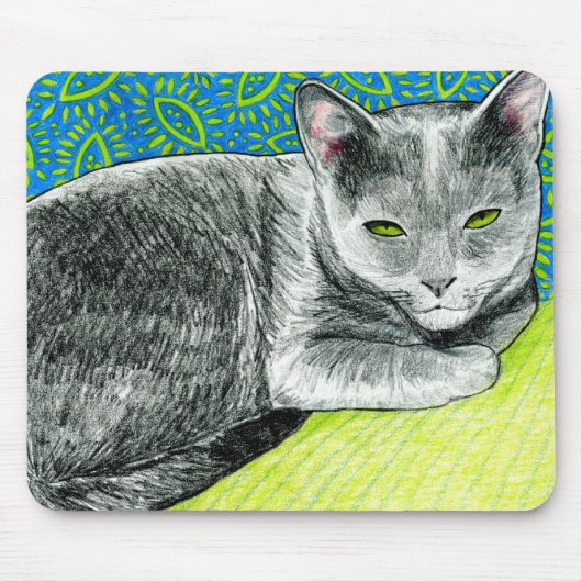 Elle de Korat Cat-Muismat Muismat (Voorkant)