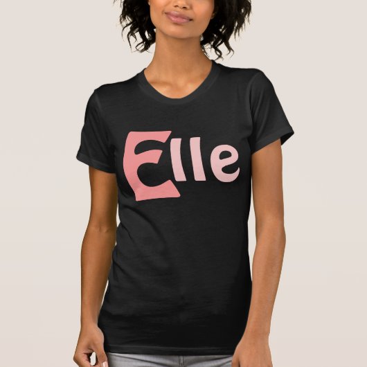 Elle French T-shirt (Voorkant)