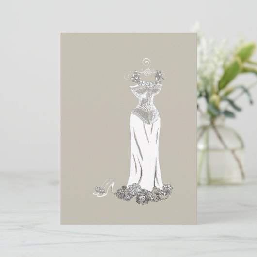 Elle Invitation Kaart (Staand voorkant)