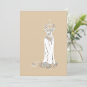 Elle Invitation Kaart (Staand voorkant)