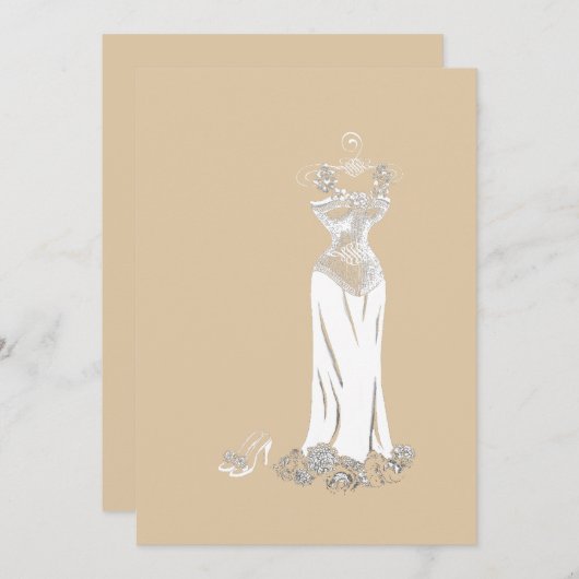 Elle Invitation Kaart (Voorkant / Achterkant)