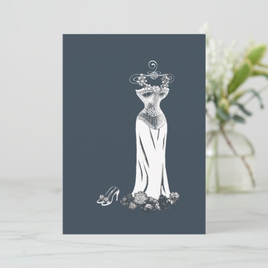 Elle Invitation Kaart (Staand voorkant)