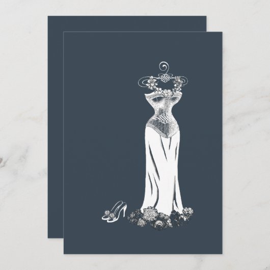 Elle Invitation Kaart (Voorkant / Achterkant)