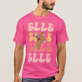 Elle Naam Paardrijden Hobby T-shirt