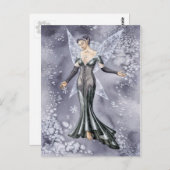 Elle neige briefkaart (Voorkant / Achterkant)