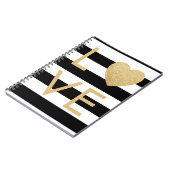 Elle Westley "Alles wat Glitters is Love"-laptop Notitieboek (Linkerzijde)