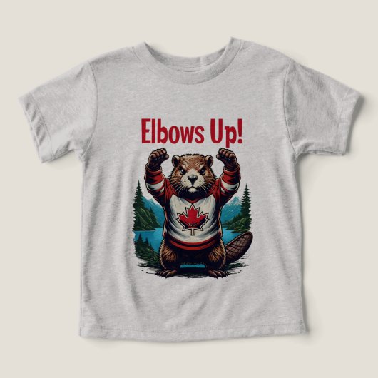 Ellebogen omhoog Canada (Design voorkant)