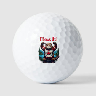 Ellebogen omhoog Canada Golfballen
