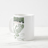 Ellebogen omhoog! Canada Goose Canadese Hockey Cul Koffiemok (Voorkant links)