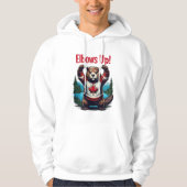 Ellebogen omhoog Canada Hoodie (Voorkant)
